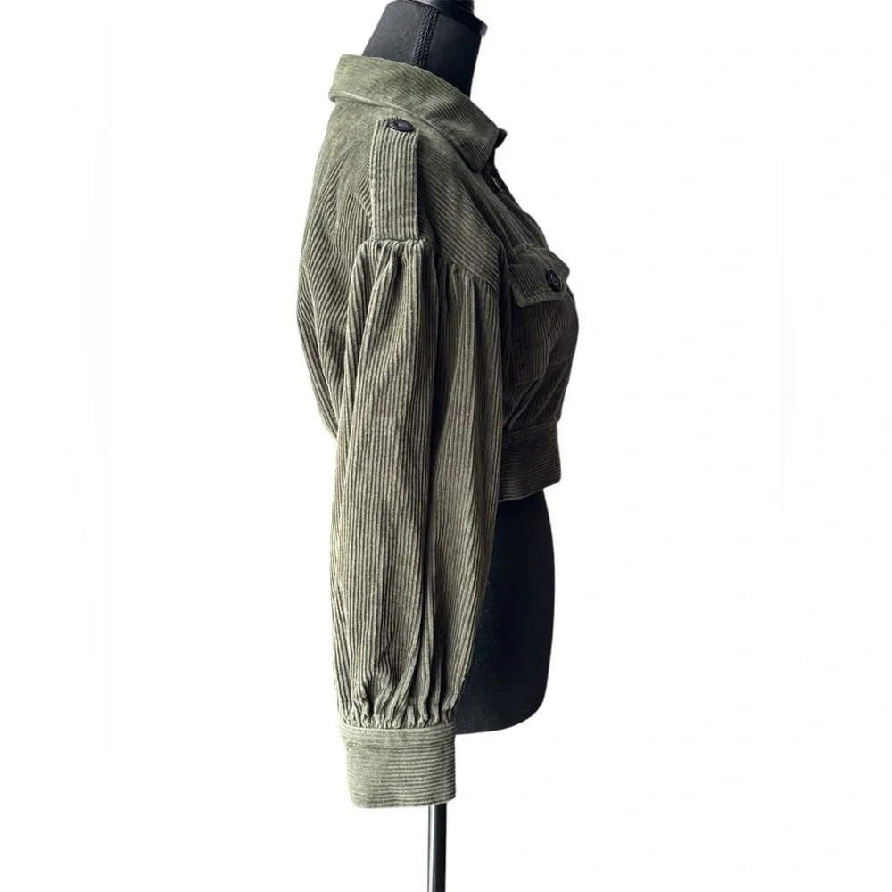 Cider Olive Corduroy Jacket - Picture 3 of 7